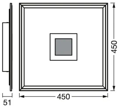 Ledvance- LED RGBW Dimmelhető mennyezeti lámpa SMART+ PLANON LED/24W/230V Wi-Fi