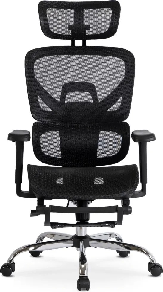 Forgószék ergonomikus kialakítással, fekete színben. KAIR