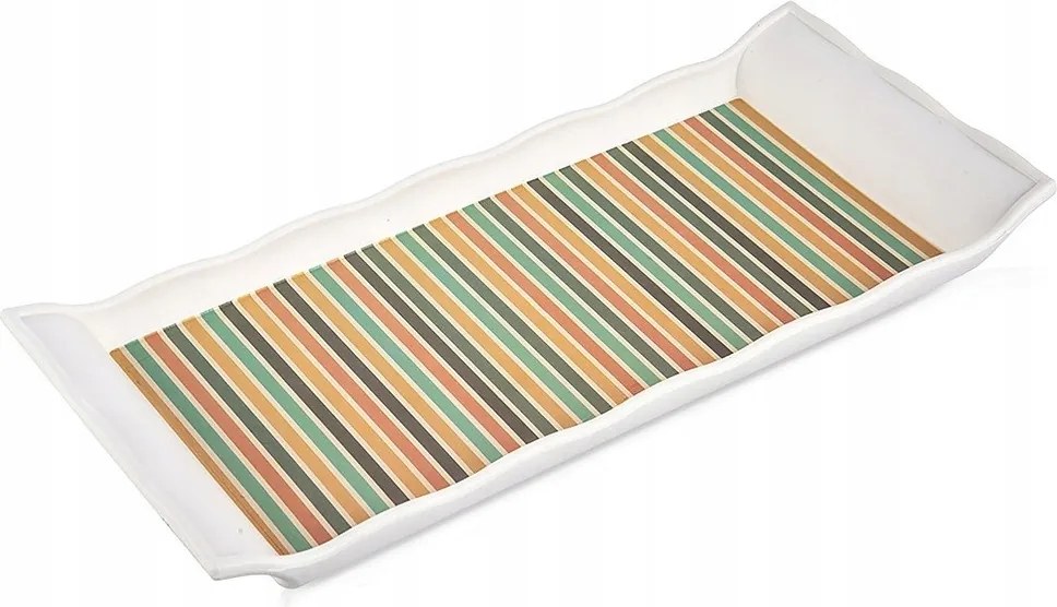 Műanyag Tálca Kávé Tea Snackek Tálalásához 29.5 CM