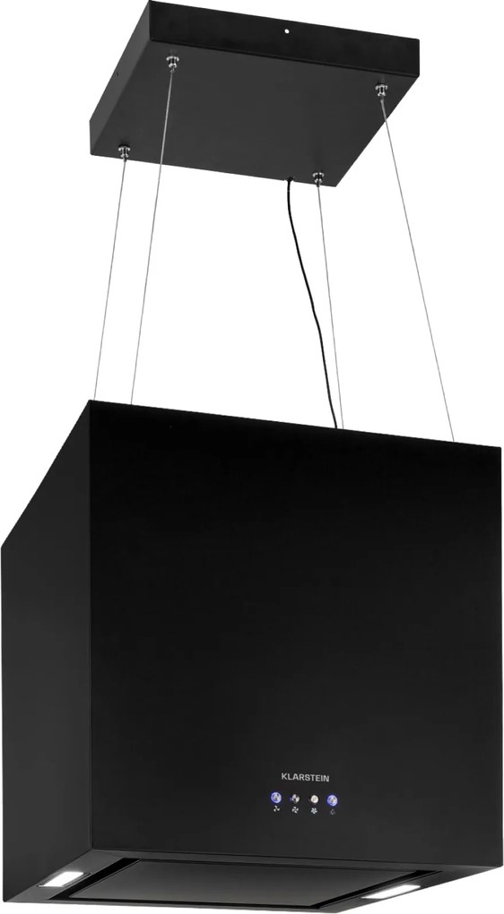 Klarstein Kronleuchter, sziget páraelszívó, 596 m³/ó, LED panel, A energiahatékonysági osztály