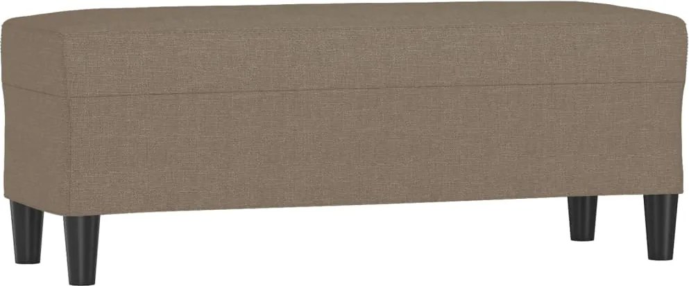 vidaXL tópszínű szövet pad 100 x 35 x 41 cm