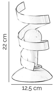 ONLI - Asztali lámpa ZOE 1xE14/6W/230V 22 cm fehér