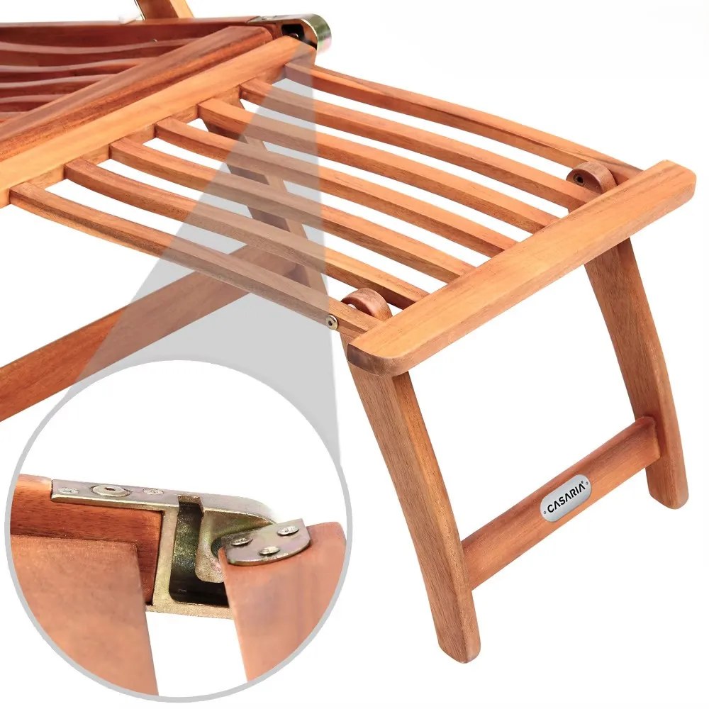 Deuba Queen Mary kerti napozóágy - akác