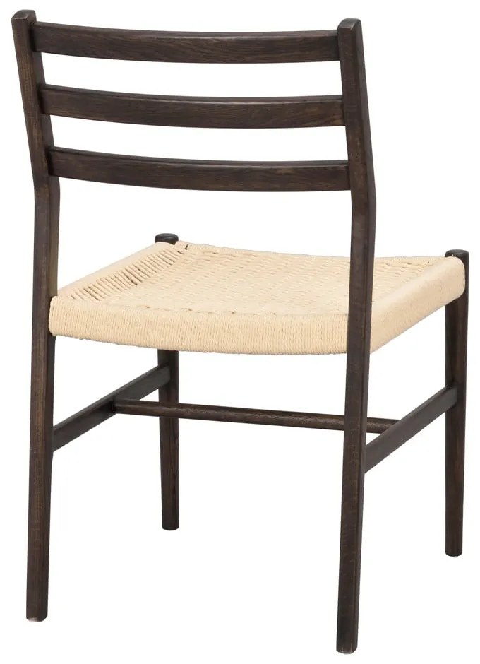 Natúr színű-sötétbarna étkezőszék szett 2 db-os Harlan – Rowico