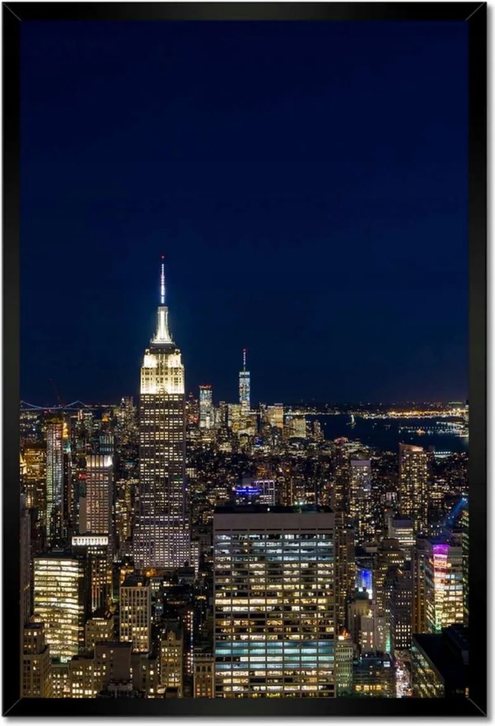 Poszterek keretben 40x60 New York felülnézet