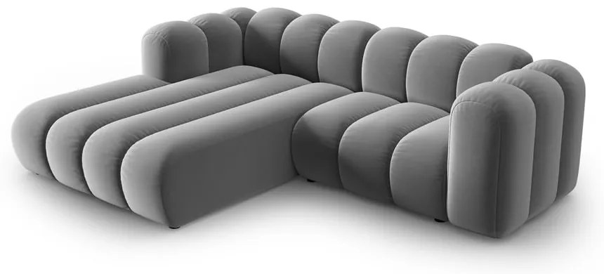 Világosszürke sarokkanapé (bal oldali) Lupine – Micadoni Home