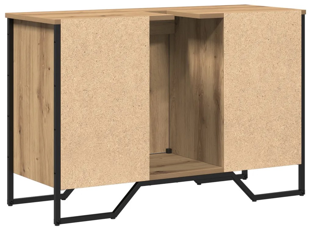 Mosdószekrény Mesteri tölgy 91x35x60 cm Mérnöki fa