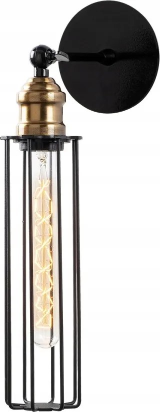 Fali lámpa Zumra fekete