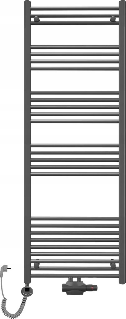 Fürdőszobai víz-elektromos radiátor Trm 1600x600 antracit létra