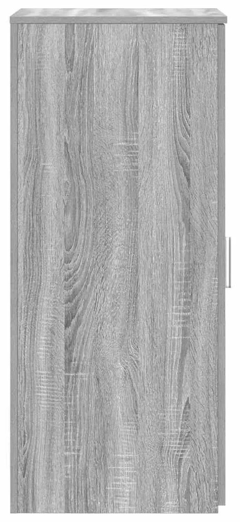 tároló szekrény szürke sonoma 40x45x103,5 cm szerelt fa