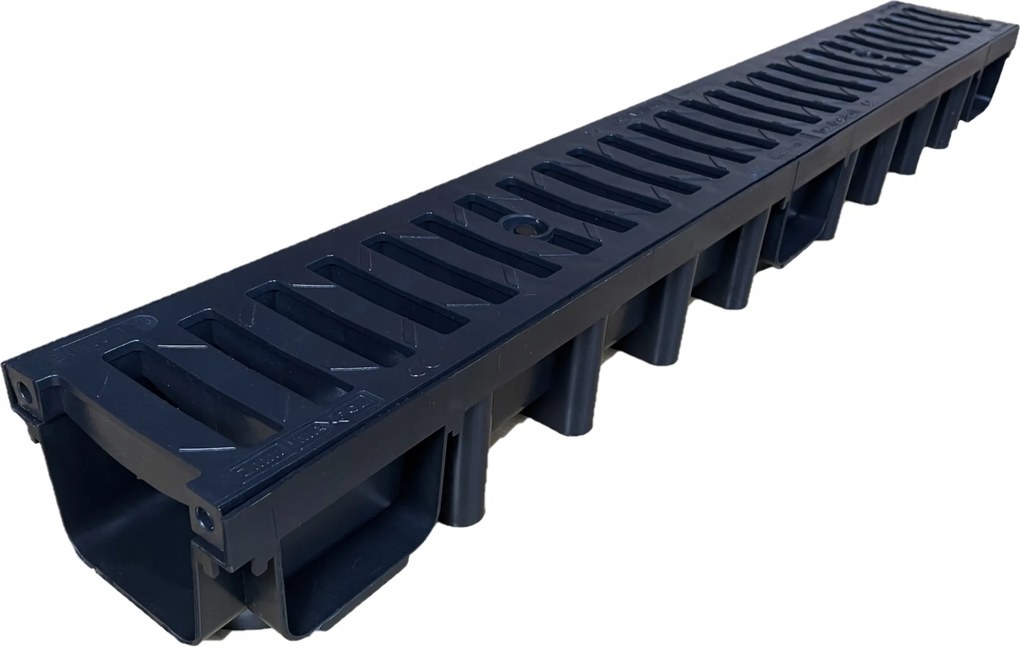 Lineáris Vízelvezetés Műanyag/műanyag vályú h98 grafit B125 (12,5 tonna)