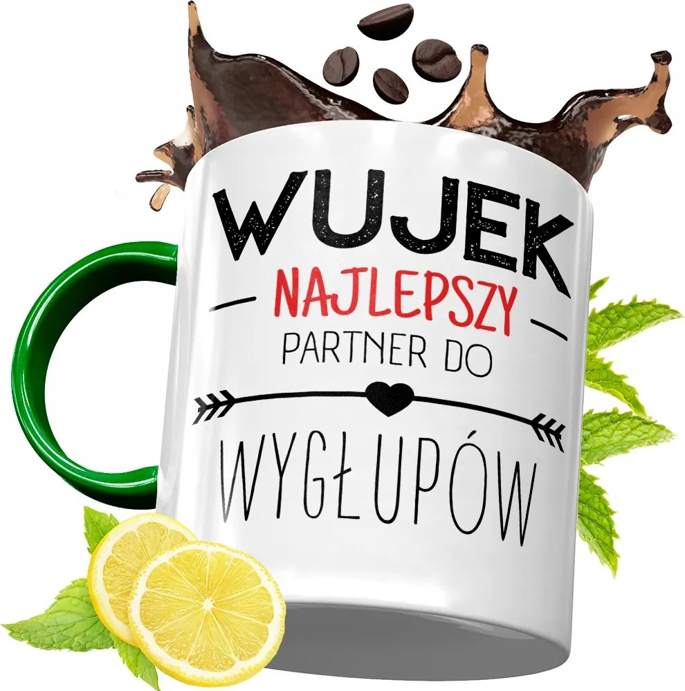 Zöld Bögre Nagybácsinak Tökéletes Ajándék fényképes nyomtatással