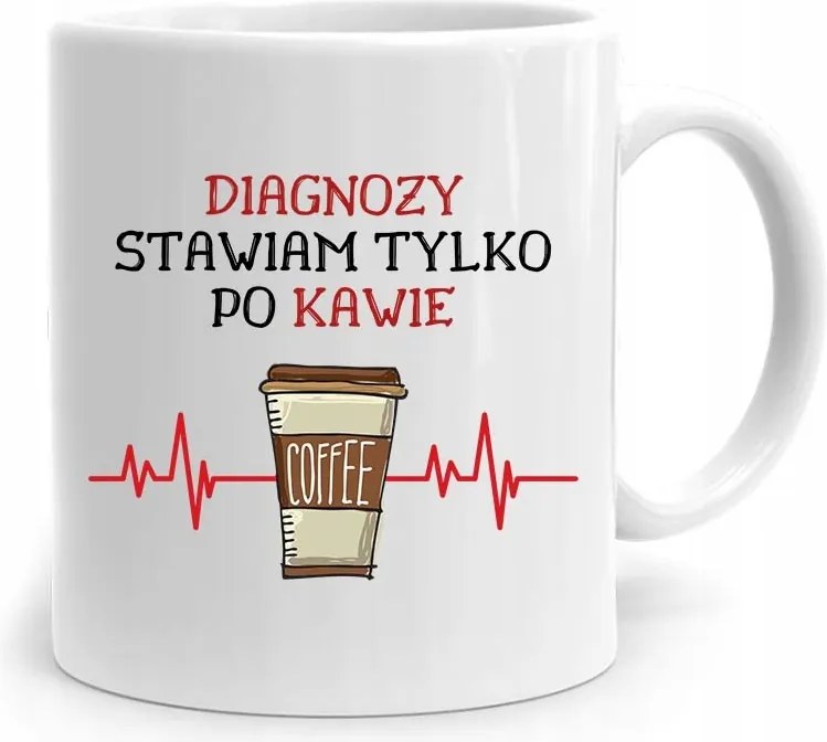 Bögre A Diagnózis Doktorának Kávé Után, fényképes nyomattal