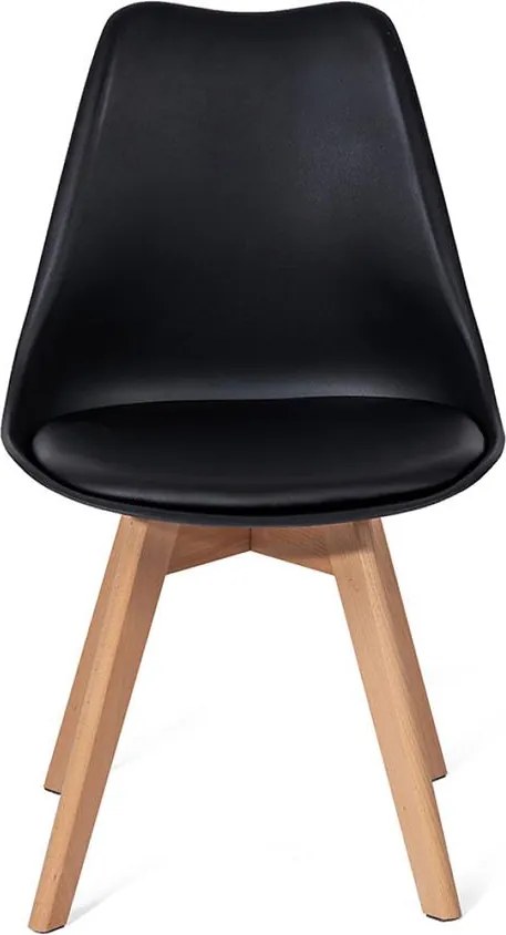 AVENBERG SKANDI 4db Étkezőszék - szett, fekete