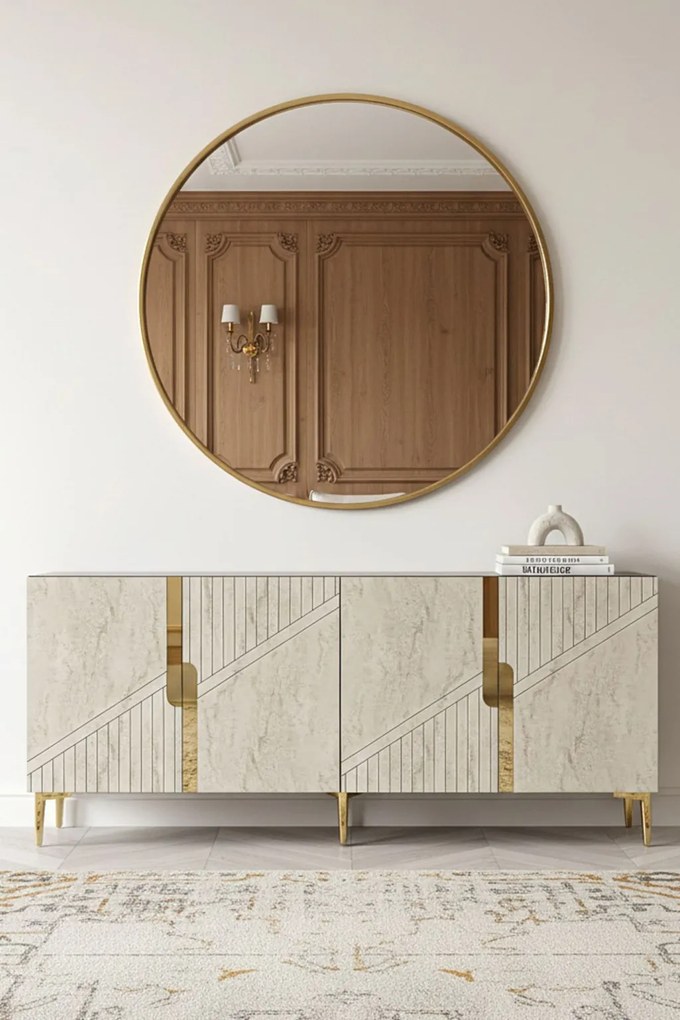 Evva 150 - Anthracite, Travertine, Gold