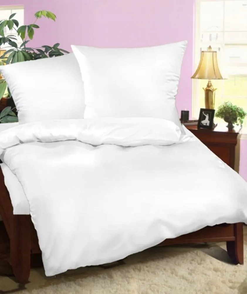 Ágyneműhuzat 180x200 fehér, egyszínű