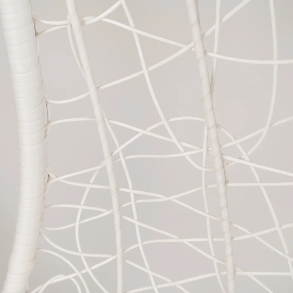 Natal kerti függőfotel fehér-fekete