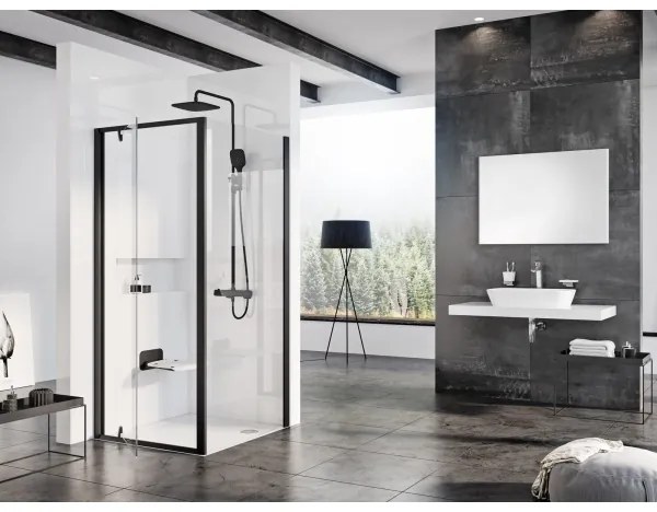 Ravak B8F0000060 - OVO felhajtható zuhanyülőke, fekete