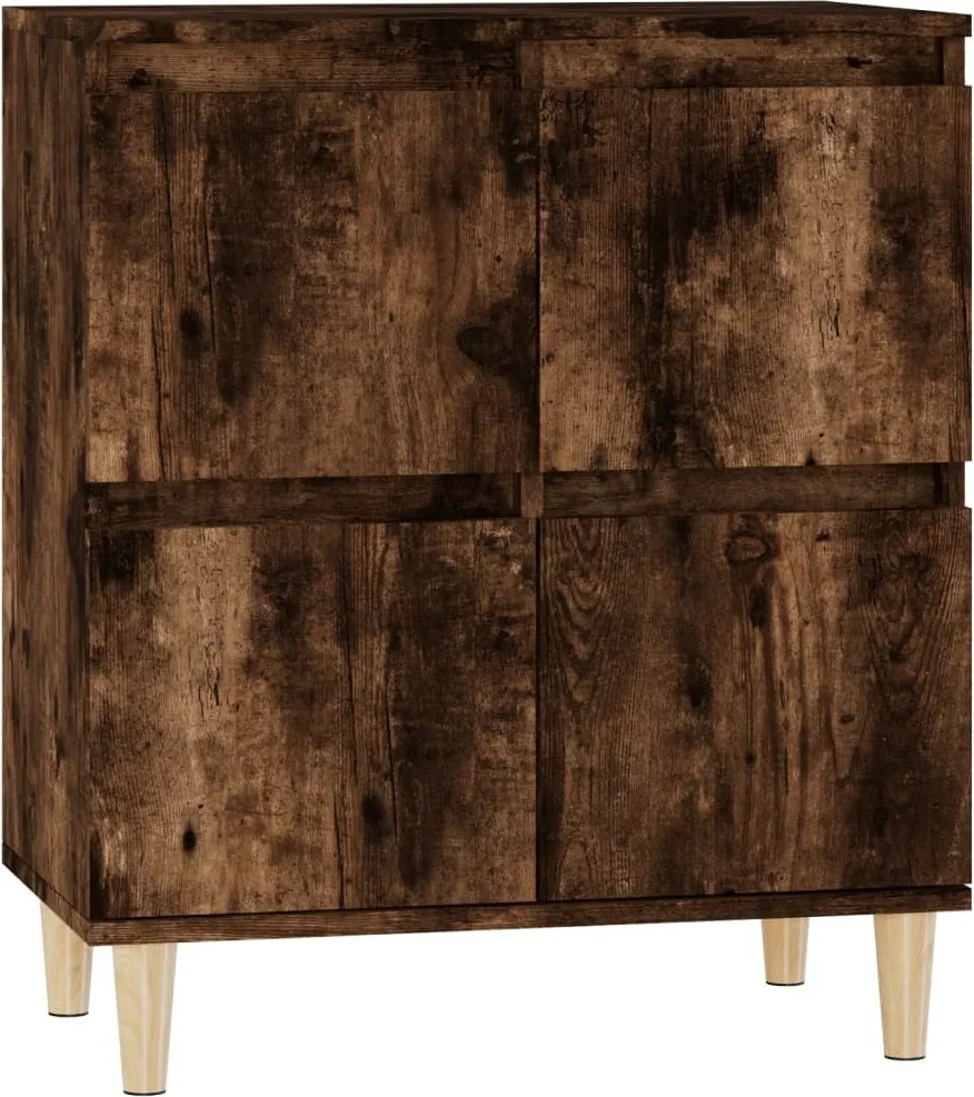 vidaXL füstös tölgy színű szerelt fa tálalószekrény 60 x 35 x 70 cm