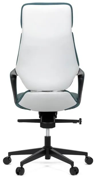 Kék Ekobőr Irodai Főnöki Szék, Hinta Mechanikával. KA-T8426 GRN