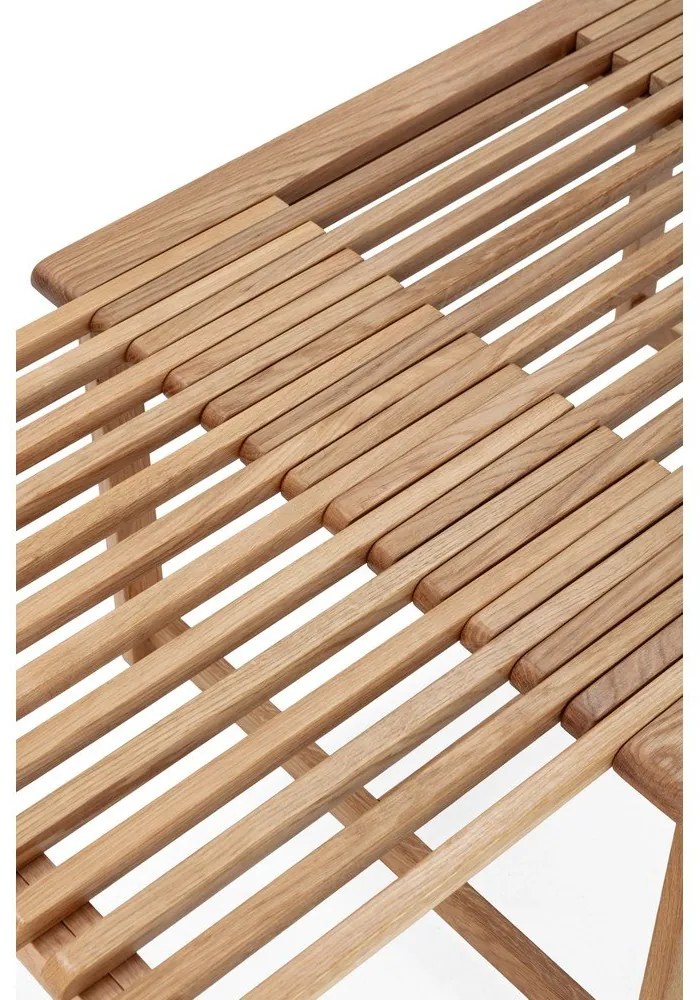 Natúr színű tölgyfa dohányzóasztal 60x70 cm Unai – MOME