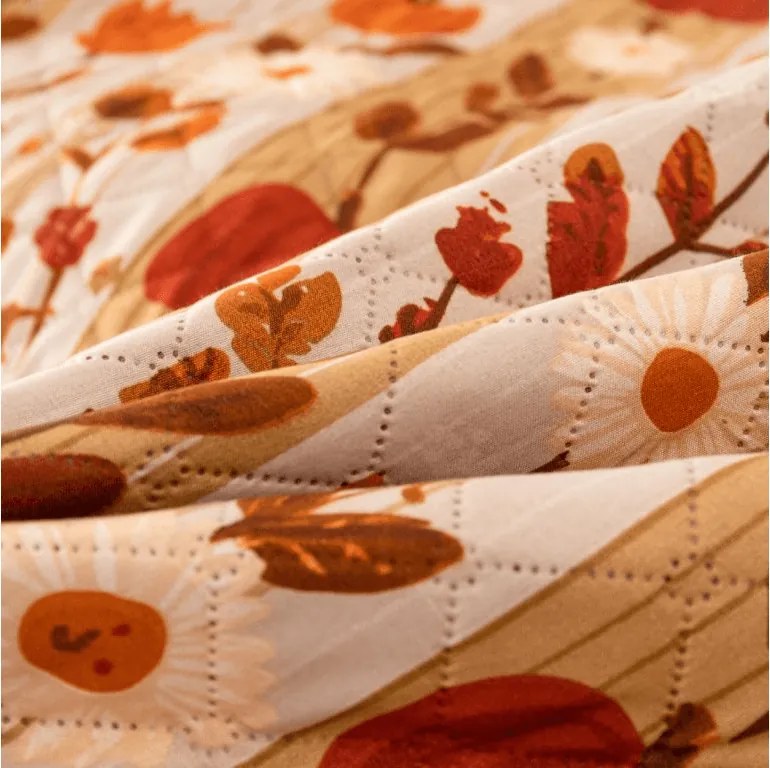 Ágytakaró PUMPKIN STRIPES, színes Méret: 170 x 210 cm