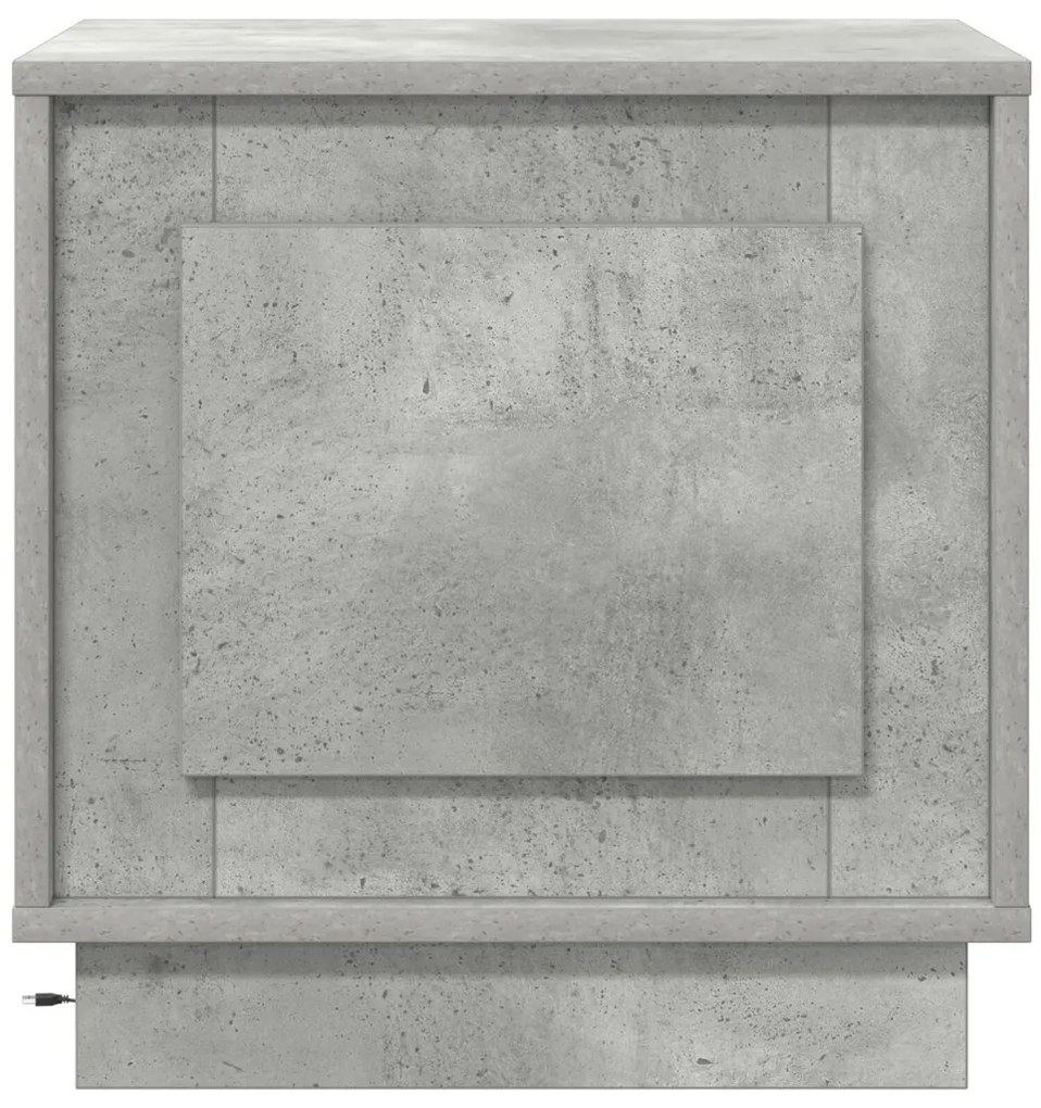 LED világítással ellátott éjjeli szekrények 2 db Betongrád 44x34,5x45 cm