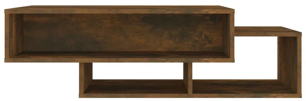 Füstös tölgy színű szerelt fa dohányzóasztal 105 x 55 x 32 cm