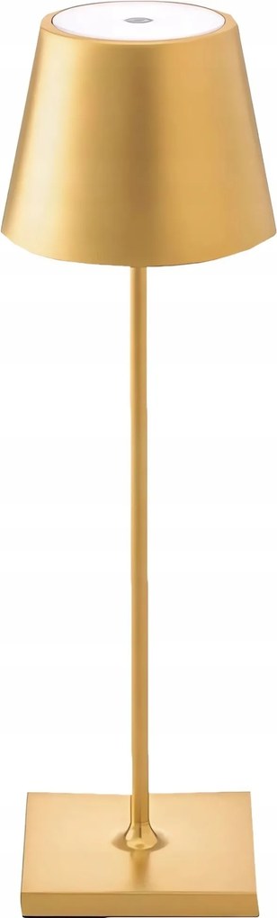 Verk 12314 Érintőképernyős Led lámpa, 1500mAh akkumulátor, 3W arany