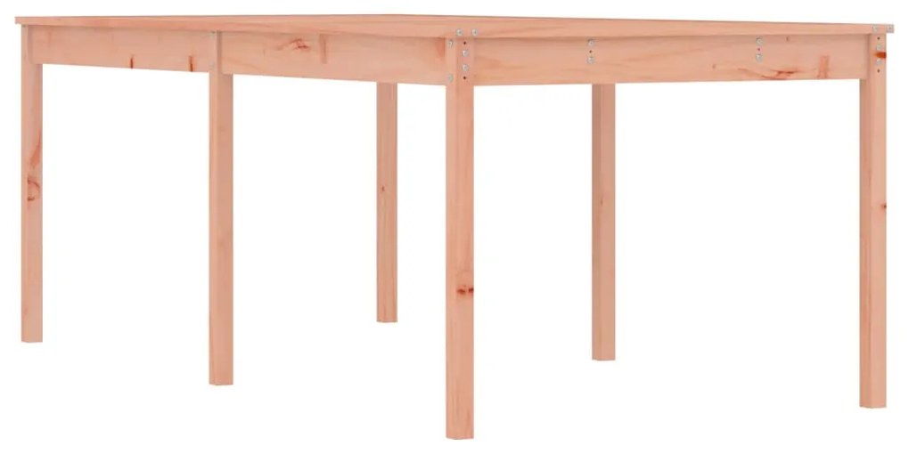 vidaXL tömör duglászfenyő kerti asztal 203,5 x 100 x 76 cm