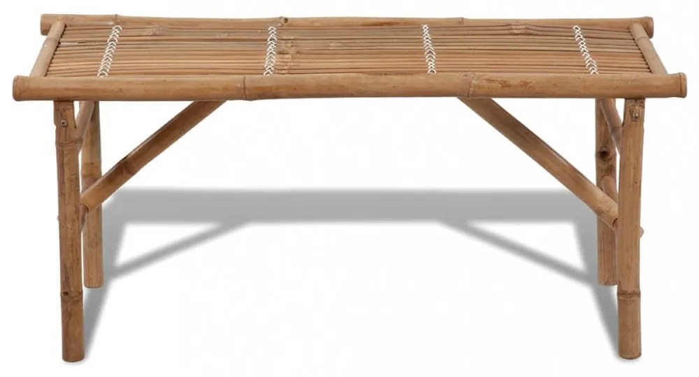 összecsukható bambusz kerti pad 118 cm