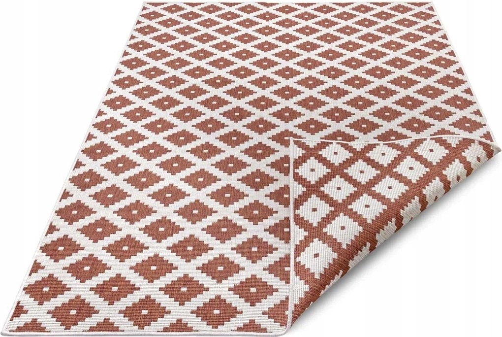 Vörös kétoldalas szőnyeg,lapos 120x170cm