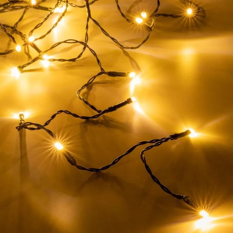 NEXOS Fényfüzér 200 LED Meleg fehér 18 m