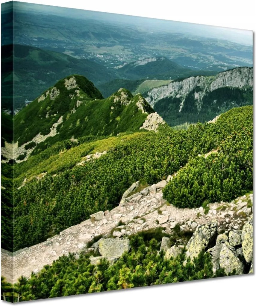 Festmények 20x20 Tátra Lengyel hegyek Kilátás