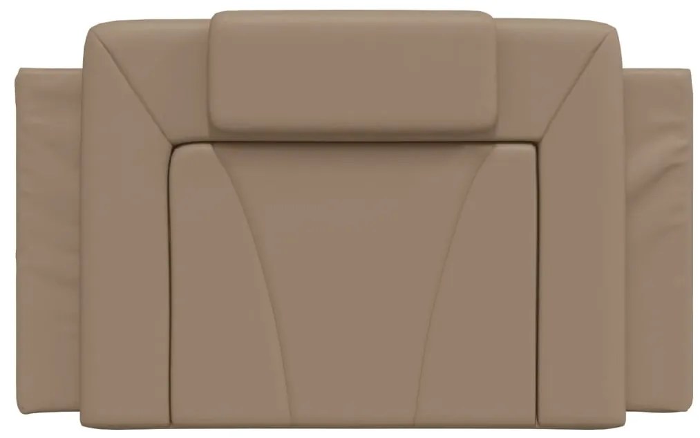 cappuccino színű műbőr fejtámla párna Viana 80 cm