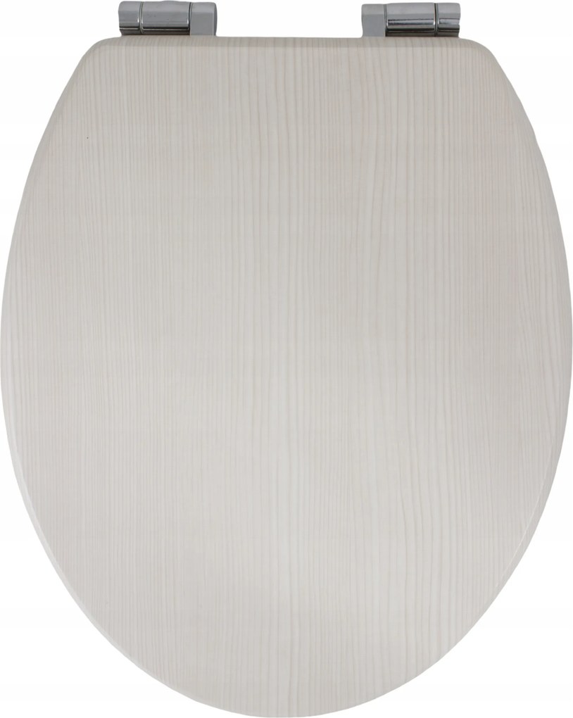 WC-ülőke Szabadon álló Univerzális Mdf Fa Fehér Tölgy