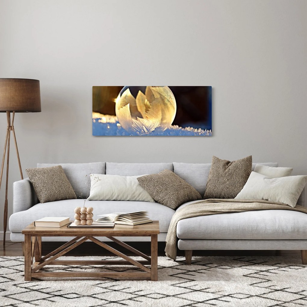 Kép - fagyott buborékok (120x50 cm)