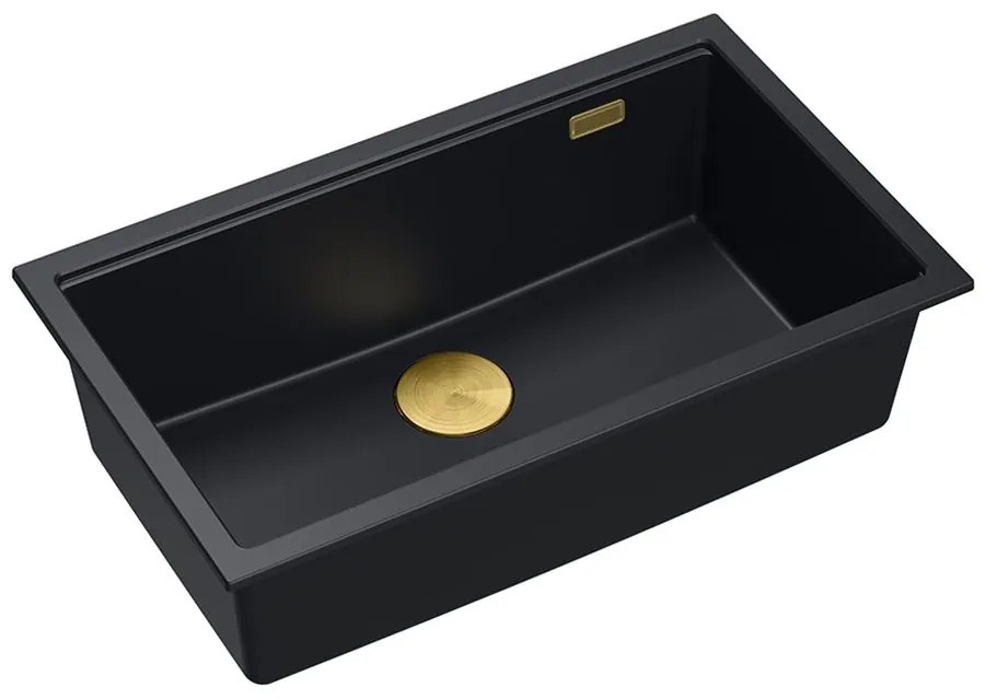 gránit mosogató Logan 110 Black