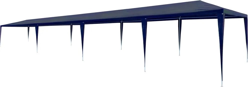 vidaXL kék PE rendezvénysátor 3 x 12 m