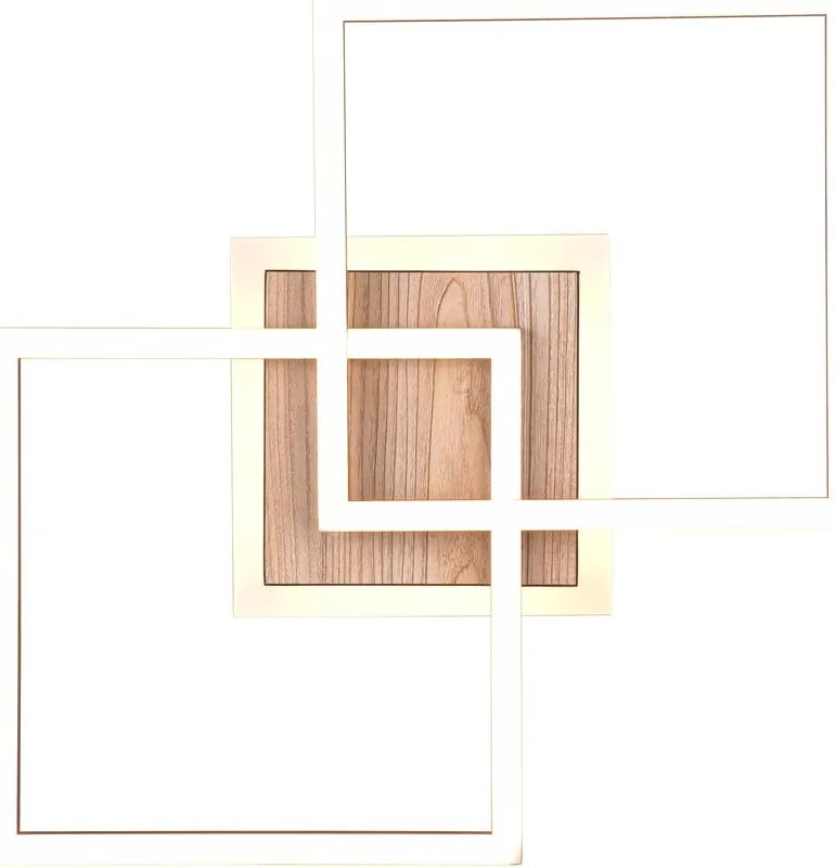 Fekete-barna LED szabályozható mennyezeti lámpa 28x57 cm Giro – Trio