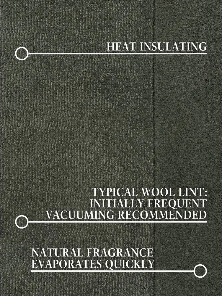 Sötétzöld kézi szövésű gyapjúkeverék szőnyeg 200x300 cm Kari – Villeroy&amp;Boch