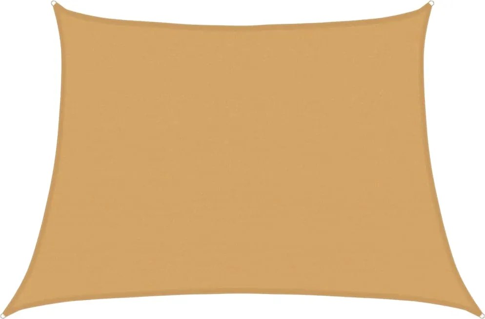 vidaXL világosszürke trapéz alakú HDPE napvitorla 160 g/m² 4/5 x 3 m