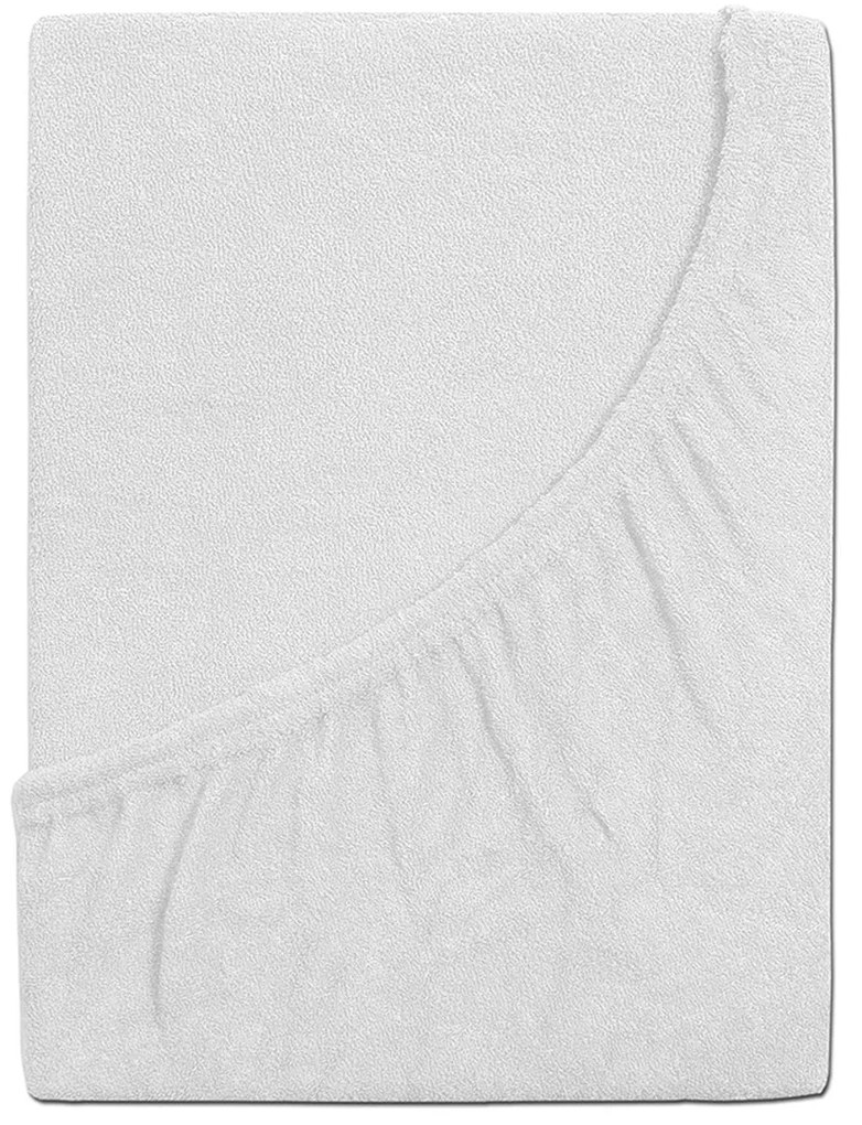 4Home Perfect frottír lepedő fehér, 90 x 200 cm, 90 x 200 cm