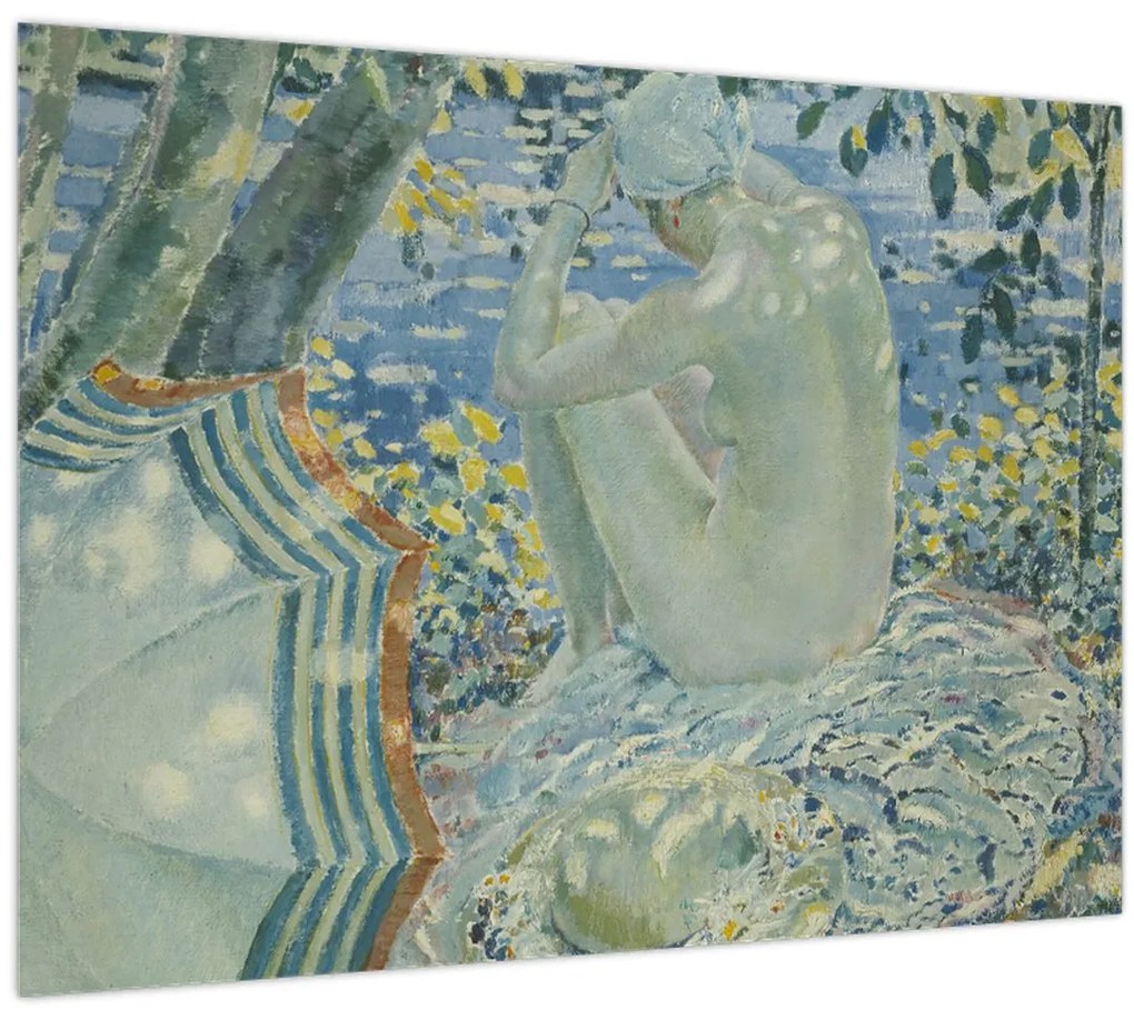 Kép - Frederick Carl Frieseke, On the Bank, reprodukciók (70x50 cm)