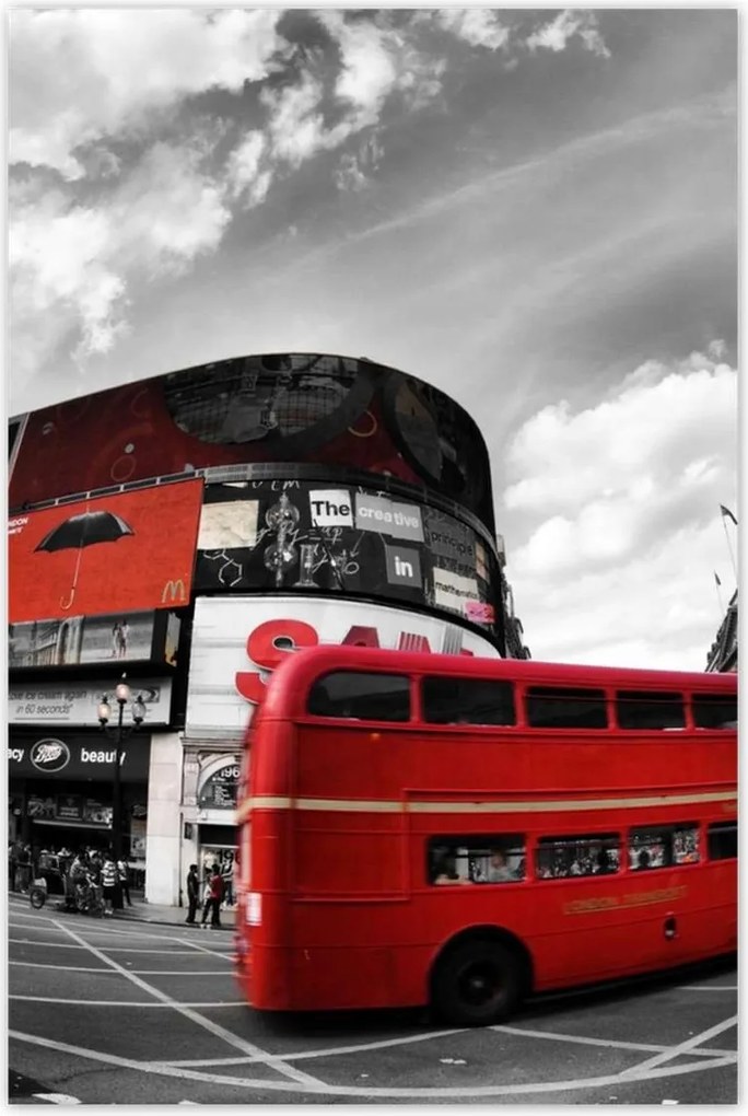 Poszterek 80x120 Vörös London