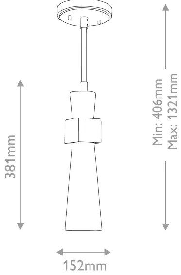 Elstead KRISTY-MP-DG-OPAL - KRISTY rúdon függő csillár 1xE27/40W/230V átm.15,2cm rézszínű