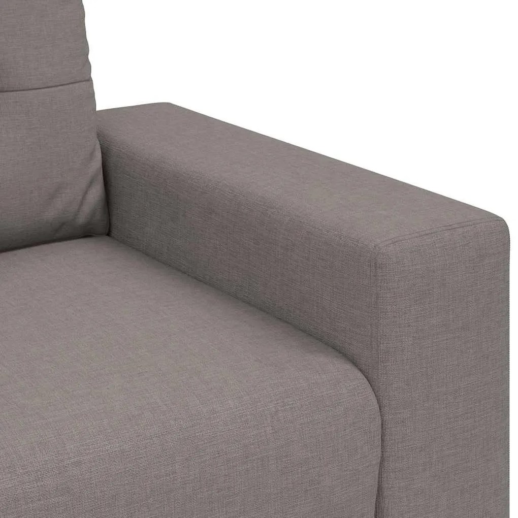 tópszínű szövet loveseat kanapé 140 cm