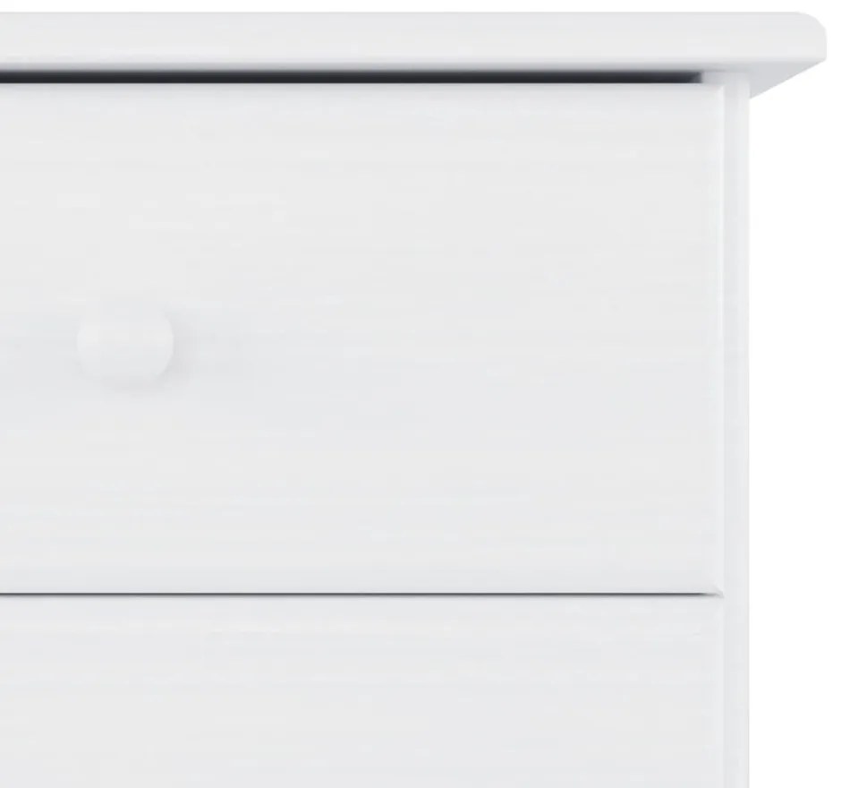 vidaXL ALTA fehér tömör fenyőfa éjjeliszekrény 41x35x41 cm