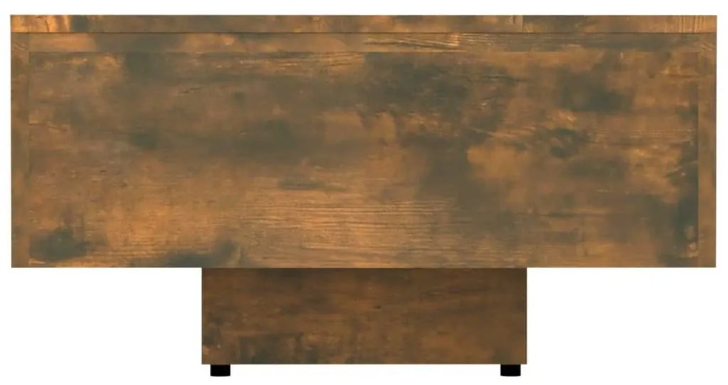 Füstös tölgy színű szerelt fa dohányzóasztal 100x49,5x31 cm