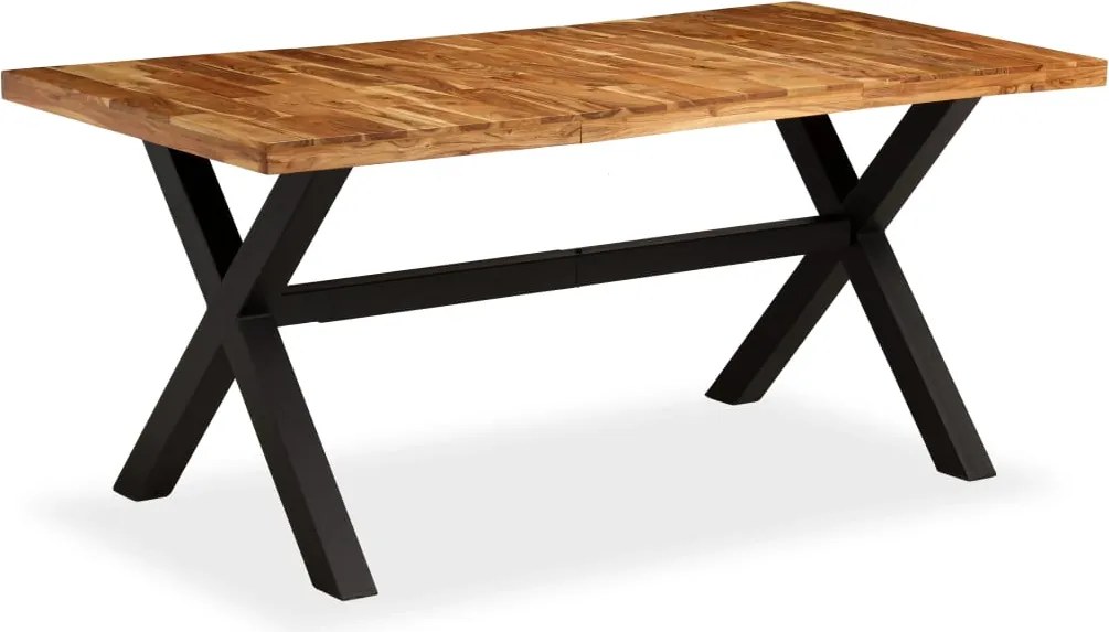 vidaXL tömör akácfa/mangófa étkezőasztal 180 x 90 x 76 cm